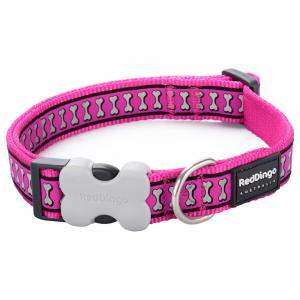 Red Dingo Reflective Hot Pink XS nyakörv