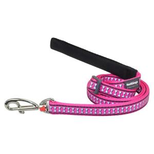Red Dingo Reflective Hot Pink póráz 100-180 cm XS